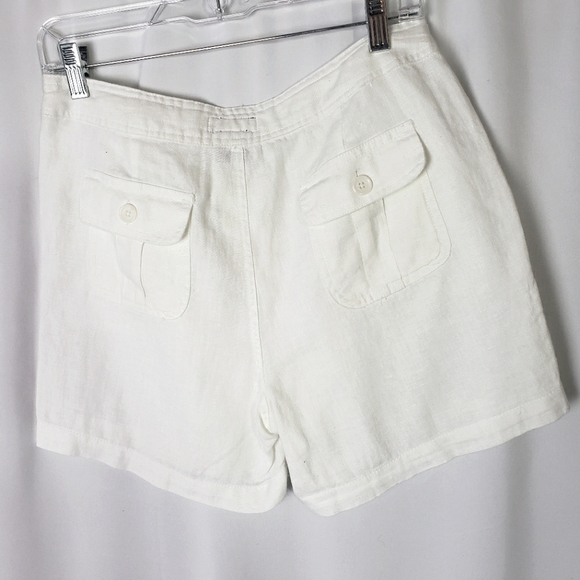 Merona White Linen Shorts - Picture 5 of 9